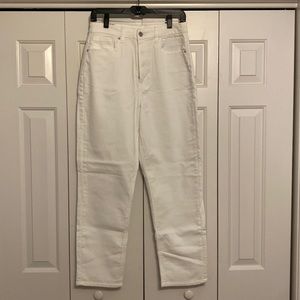 American Eagle Curvy Mom Jeans White Size 10